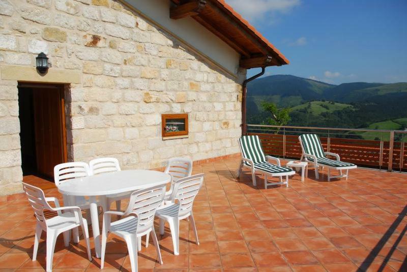 Casa Rural Erretzabal Txiki โอรีโอ ภายนอก รูปภาพ